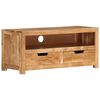 vidaXL TV-Schrank 88x35x40 cm Massivholz Akazie