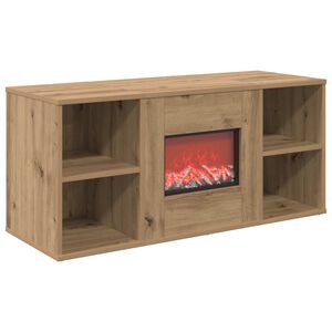 vidaXL Elektrokamin Artisan-Eiche 100 x 37 x 45,5 cm Holzwerkstoff