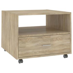 vidaXL Couchtisch Sonoma-Eiche 55x55x40 cm Holzwerkstoff