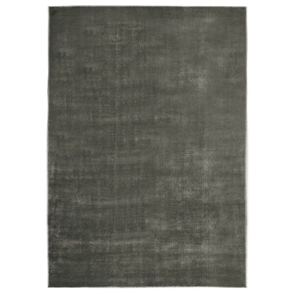 vidaXL Teppich Waschbar Faltbar Taupe 200x300 cm Polyester