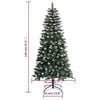 vidaXL K&uuml;nstlicher Weihnachtsbaum mit St&auml;nder Gr&uuml;n 120 cm PVC