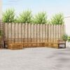 vidaXL Sofagarnituren 8 pcs Natur Massivholz Akazie