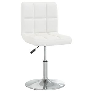 vidaXL Barhocker Wei&szlig; Kunstleder