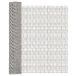 vidaXL Mesh Bildschirm 60 x 1000 cm 8 Mesh Edelstahl 201 Silber