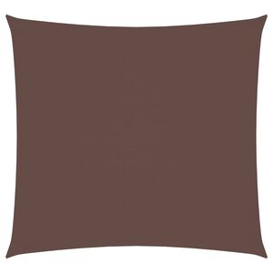 vidaXL Sonnensegel Oxford-Gewebe Quadratisch 7x7 m Braun
