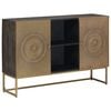 vidaXL Sideboard Messing 105 x 30 x 70 cm
