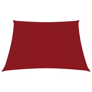vidaXL Sonnensegel Oxford-Gewebe Quadratisch 2,5x2,5 m Rot