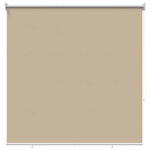 vidaXL Au&szlig;en-Rollos mit UV-Schutz Beige 125 x 140 cm (B x H) Polyester
