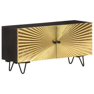 vidaXL TV-Schrank 90x30x45 cm Mango Massivholz