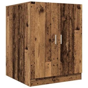 vidaXL Waschmaschinenschrank Altholz-Optik 70,5x71,5x91,5 cm