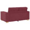 vidaXL 2-Sitzer Sofa Weinrot 160x78x84 cm Stoff