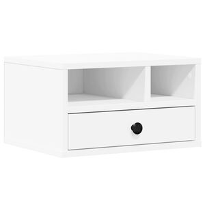 vidaXL Druckerst&auml;nder Wei&szlig; 40x32x22,5 cm Holzwerkstoff