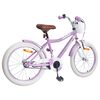 vidaXL Kinderfahrrad 18 Zoll f&uuml;r 5-7 Jahre alt Lila