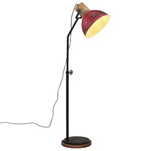 vidaXL Stehleuchte 25 W Rot 30x30x100-150 cm E27