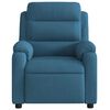 vidaXL Relaxsessel Blau Samt