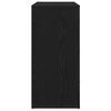 vidaXL Sideboard Schwarz Eichen-Optik 80 x 33 x 70 cm Holzwerkstoff
