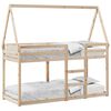 vidaXL Etagenbett ohne Matratze 90x190 cm Massivholz Kiefer