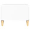 vidaXL Couchtisch Hochglanz-Wei&szlig; 90x50x36,5 cm Holzwerkstoff