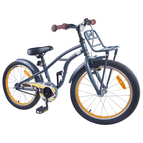 vidaXL Kinderfahrrad 20 Zoll f&uuml;r 6-11 Jahre alt Dunkelgrau