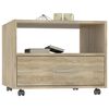 vidaXL Couchtisch Sonoma-Eiche 55x55x40 cm Holzwerkstoff