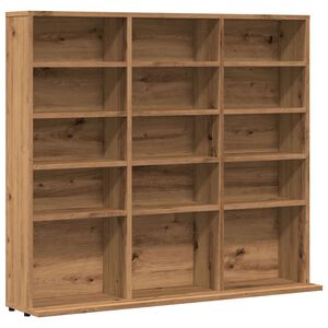 vidaXL CD-Regal Artisan-Eiche 100x23x89,5 cm Holzwerkstoff