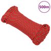 vidaXL Bootsseil Rot 4 mm 500 m Polypropylen