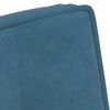 vidaXL Relaxsessel mit Hocker Blau Samt