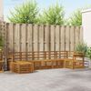 vidaXL Sofagarnituren 7 pcs Natur Massivholz Akazie