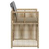 vidaXL Gartenst&uuml;hle mit Kissen 4 Stk. Beigemischung Poly Rattan