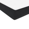 vidaXL Boxspringbett mit Matratze Schwarz 160x220 cm Samt