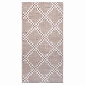 vidaXL Outdoor-Teppich ARAKIL Braun 120x180 cm PP