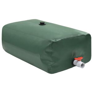 vidaXL Wassertank mit Wasserhahn Faltbar 100 L PVC