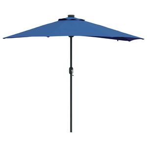 vidaXL Garten-Sonnenschirm 294 x 150 x 223 cm Polyester und Stahl