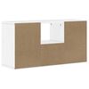 vidaXL TV-Schrank mit Schublade Weiß 79x24x40 cm Massivholz Kiefer