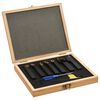 vidaXL 12-tlg. Drehmei&szlig;el-Set mit Wendeplatten 12x12 mm 80 mm