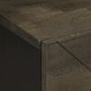 vidaXL Nachttische 2 Stk. Schwarz 40x33x46 cm Massivholz Mango