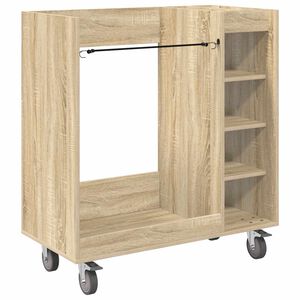 vidaXL Golf Schrank Mit Rad Uni Sonoma-Eiche 90 x 45 x 98 cm