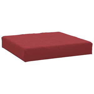 vidaXL Palettenkissen Weinrot 60x60x9,5 cm Oxford-Gewebe