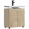 vidaXL Badezimmerschrank-Set TULUM Sonoma-Eiche 60 x 34 x 63 cm