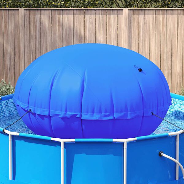 vidaXL Winter Poolkissen Blau &Oslash; 220 x 140 cm PVC