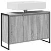 vidaXL Badezimmerschrank Graues Sonoma 90 x 30 x 60 cm Holzwerkstoff