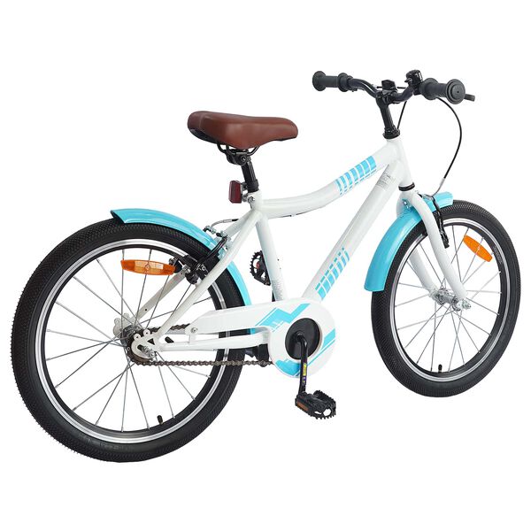 vidaXL Kinderfahrrad 18 Zoll f&uuml;r 5-7 Jahre alt Himmelblau