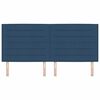 vidaXL Kopfteil Blau 200 cm Stoff