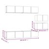 vidaXL 6-tlg. TV-Schrank-Set Räuchereiche Holzwerkstoff