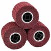 vidaXL Schleifrollen 3 Stk. Rot 12 x 12 x 10 cm Synthetische Faser
