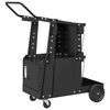 vidaXL Schwei&szlig;wagen Schwarz 91 x 47 x 96 cm Stahl