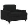 vidaXL Sessel Schwarz Stoff