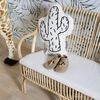 CHILDHOME Kinderbank mit Kissen Montana Rattan