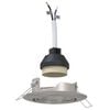 vidaXL Spotlight 6 stk. Silber 9 x 9 x 2,5 cm Metall