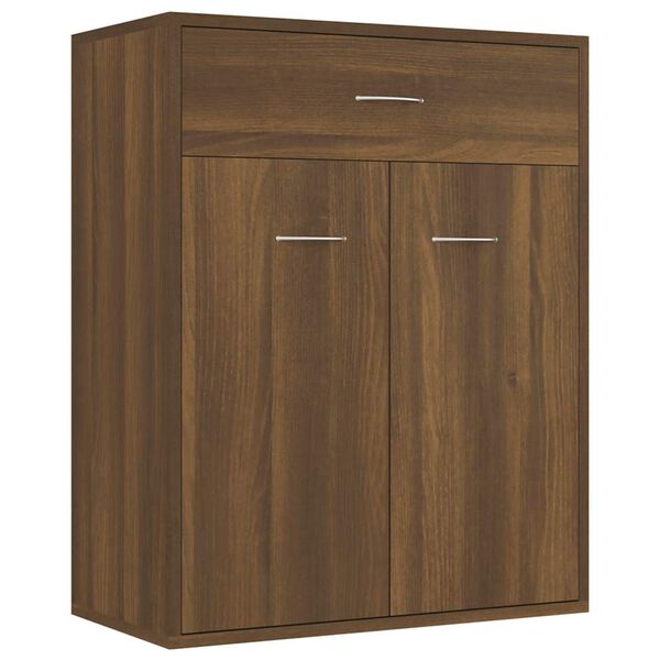 vidaXL Sideboard Braun Eichen-Optik 60x30x75 cm Holzwerkstoff